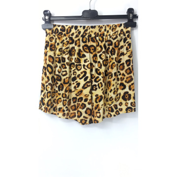 Shorts con estampado de leopardo para mujer